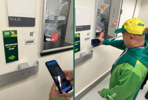 Transparent delivery barcode scanning for real-time tracking and inventory management