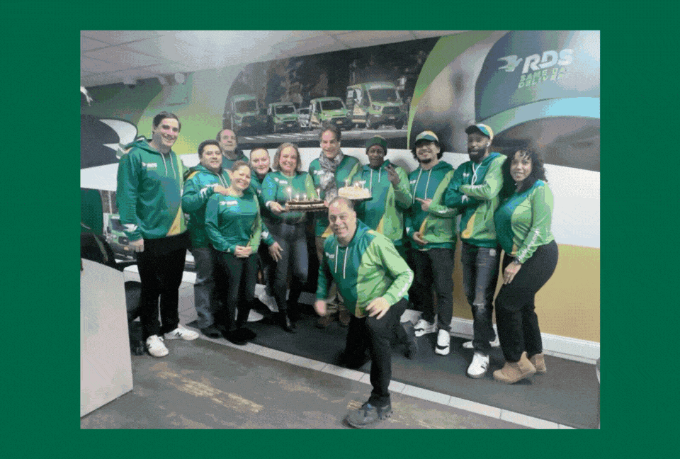 RDS logistics team managing same-day deliveries during the holiday rush